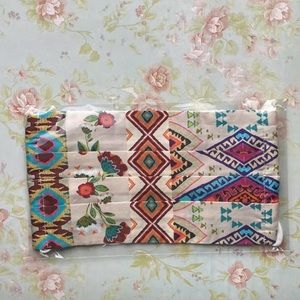 Johnny Was Cotton Sateen Face Mask. Brand New.